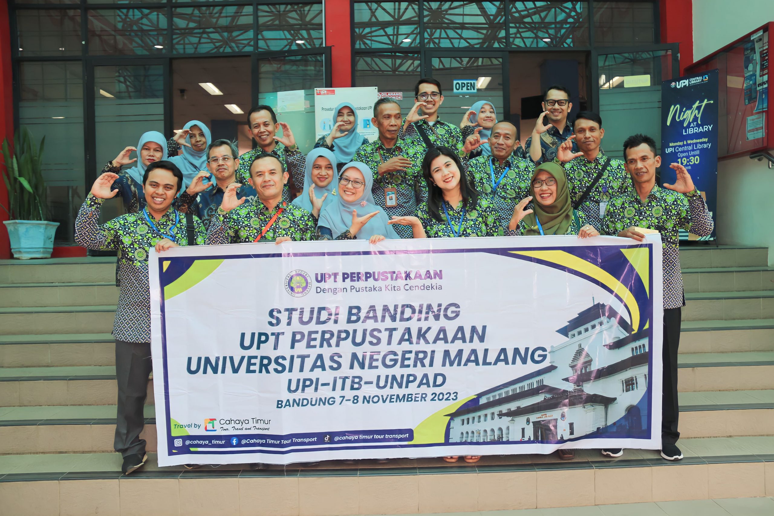 Perpustakaan UPI menerima Kunjungan dari UPT Perpustakaan Universitas Negeri Malang (UM) 1